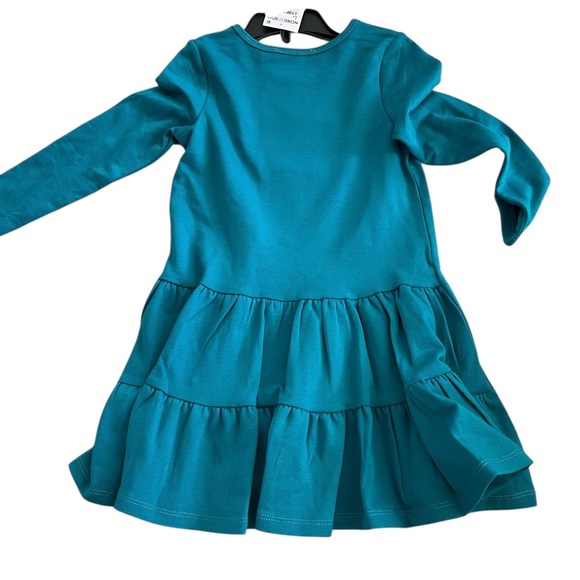 Truly Me by Sara Sara Girls Size 5, 6 Green "Let it Snow" Holiday Dress New - Picture 2 of 6